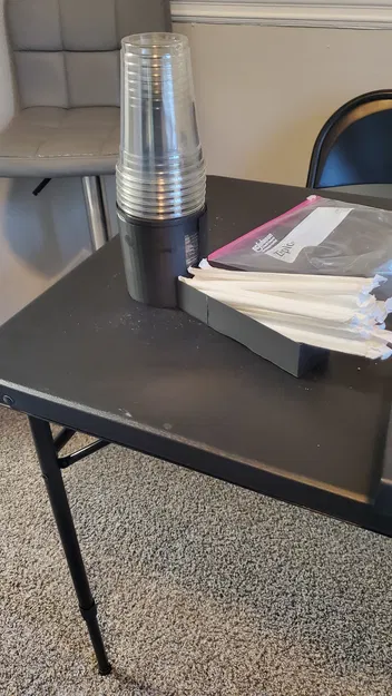 Giá giữ nắp ly và ống hút - Image 1