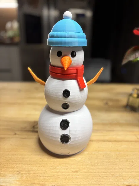 Trang trí người tuyết gấp gọn (Snowman Decoration) - Image 1