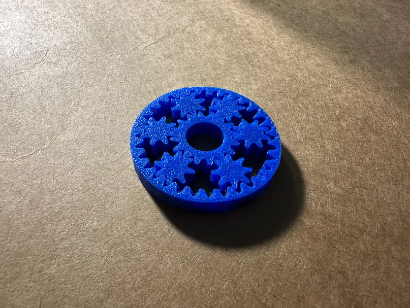 Con quay fidget bánh răng xoắn (Helical Gear Fidget Spinner) - Image 1