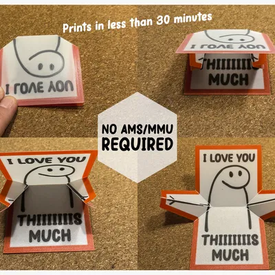 Thiệp Pop-Up Ôm "I Love You This Much"