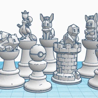 Bộ Cờ Vua Pokémon (Pokemon Chess Set)