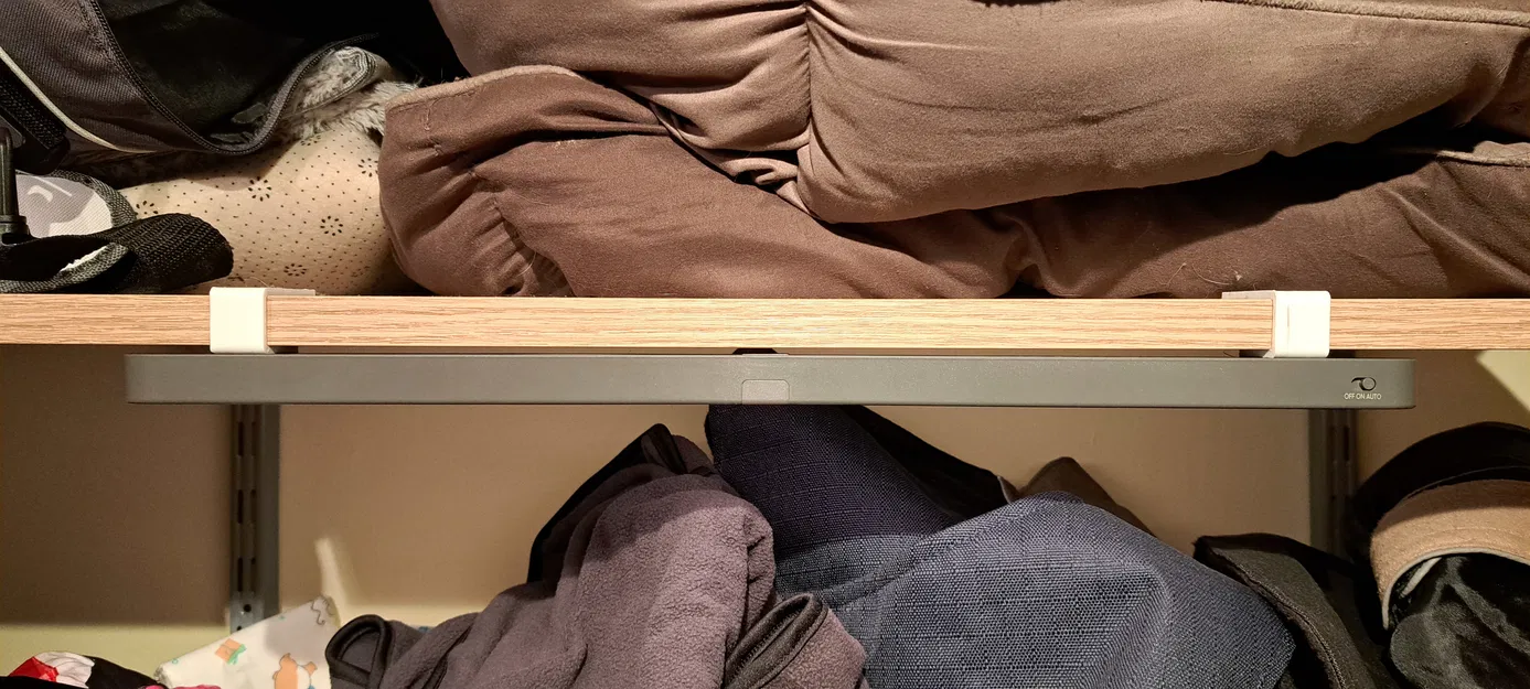 Bracket kẹp kệ cho IKEA Kölvatten LED bar - Image 1