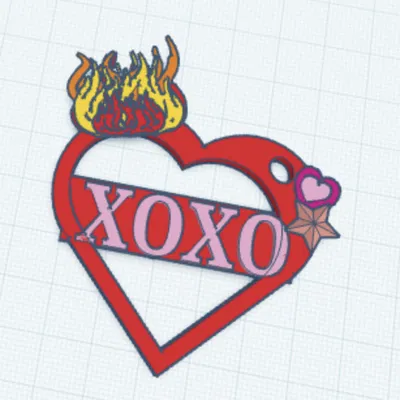 Móc khóa Ngày Valentine (Valentine's Day keychain)