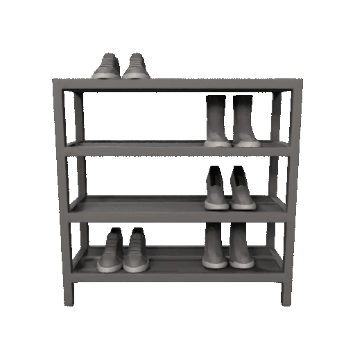 Kệ giày Low Poly (Low Poly Shoe Rack) - Thumbnail 2