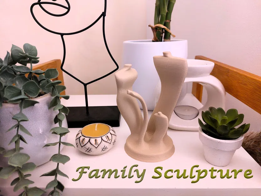 Tượng Gia Đình (Family Scupture) - Image 2