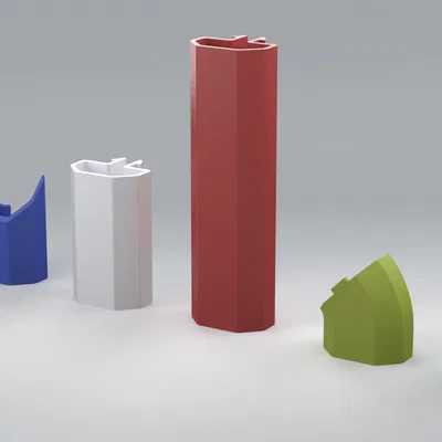 REMIX máng/ống đi dây cho profile nhôm định hình 4040/3030