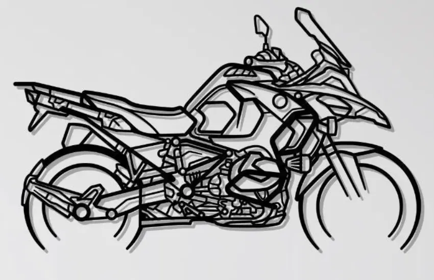 Tranh treo tường silhouette BMW R 1250 GS Adventure - Image 1