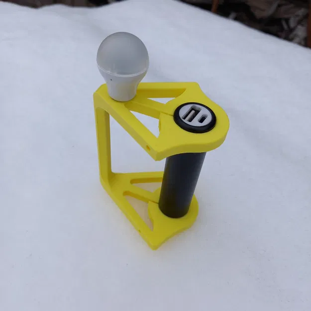 Giá đỡ 1x18650 Power Bank làm đèn pin/đèn cầm tay - Image 1