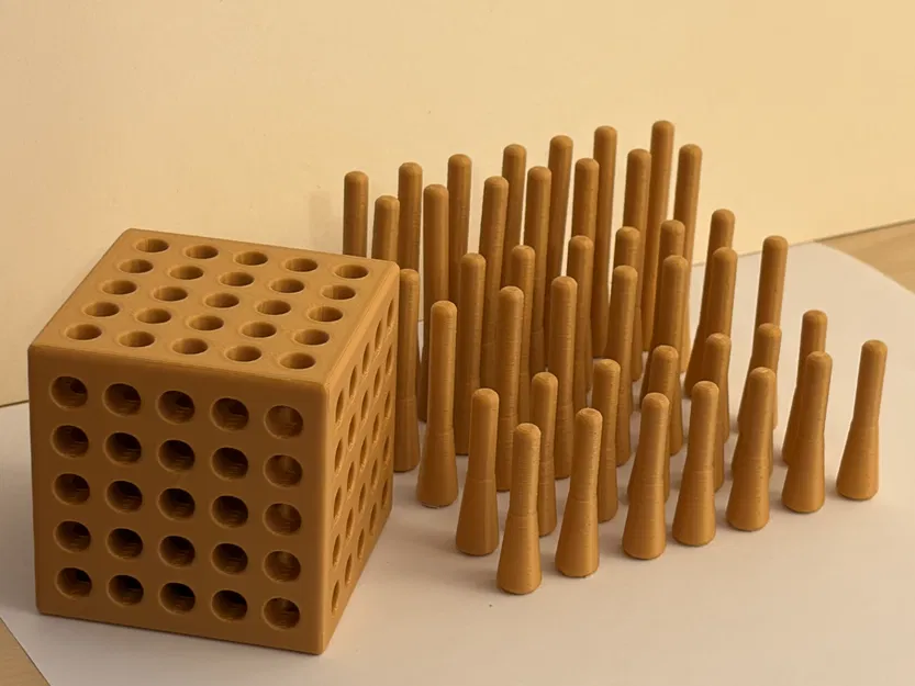Puzzle Peg-in-Cube (Peg cắm trong khối lập phương) - Image 2