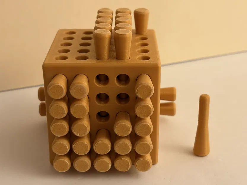 Puzzle Peg-in-Cube (Peg cắm trong khối lập phương) - Image 3