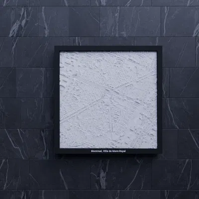 Montreal, Ville de Mont-Royal, Canada - Mô hình thu nhỏ 3D