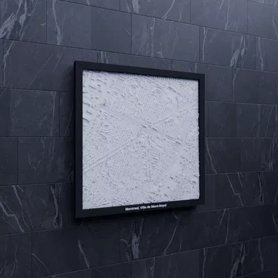 Montreal, Ville de Mont-Royal, Canada - Mô hình thu nhỏ 3D