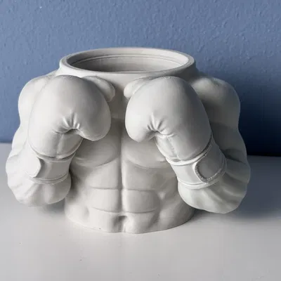 The Champ - Giá Cắm Bút Tượng Bán Thân Võ Sĩ Boxing