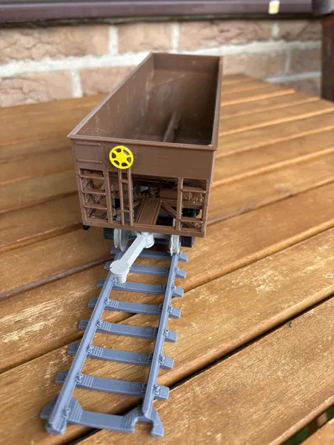 Xe Toa Hopper 2 Ngăn cho O Gauge (2 Bay Hopper Car) - Image 2