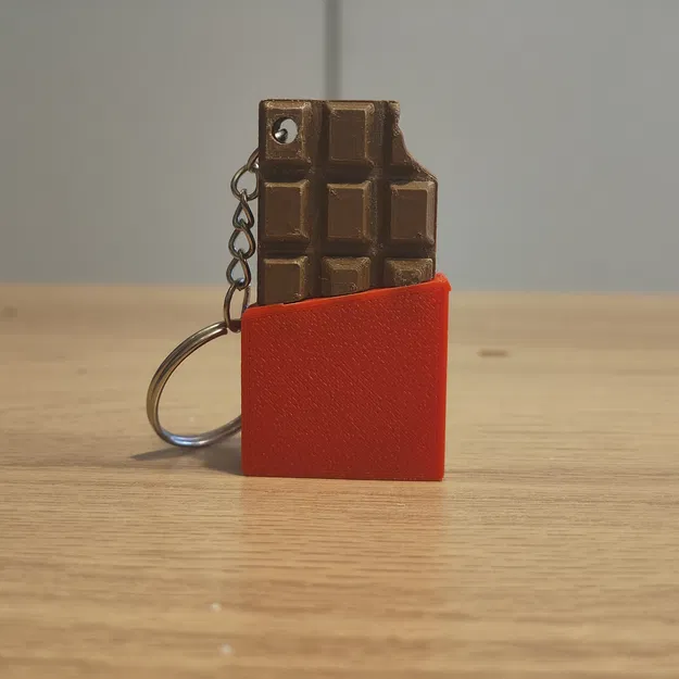 Móc khóa Socola Cách Điệu (In 1 vật liệu & đa vật liệu) - Image 1