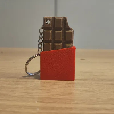 Móc khóa Socola Cách Điệu (In 1 vật liệu & đa vật liệu)