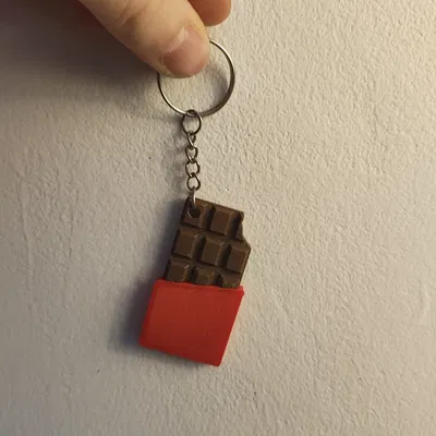 Móc khóa Socola Cách Điệu (In 1 vật liệu & đa vật liệu)