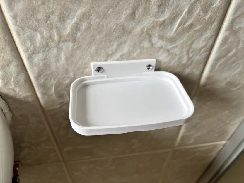 Kệ để khay xà phòng kèm khay Honeycomb (Shelf for Soap Dish with Honeycomb Tray) - Image 1