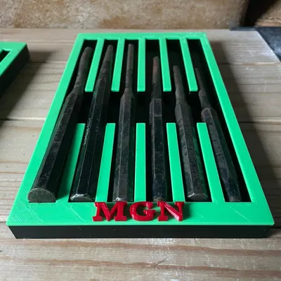 Khay giữ trong hộp đồ nghề cho Metal Chisel / Punch