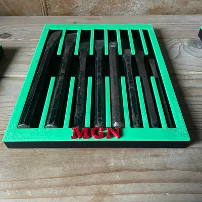 Khay giữ trong hộp đồ nghề cho Metal Chisel / Punch