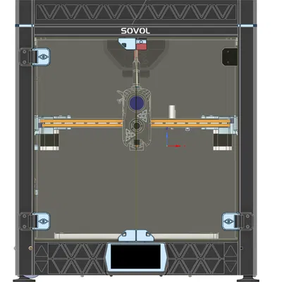 Bản lề & tay nắm cửa Sovol SV08 (enclosure)