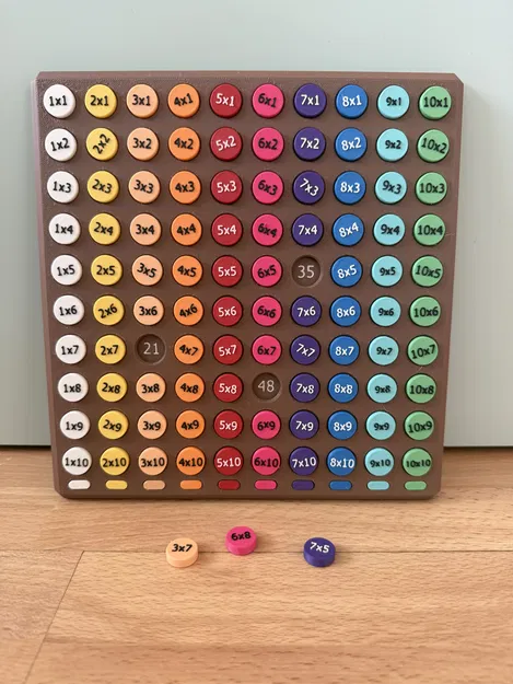 Bảng Cửu Chương (Multiplication Table Board) Gắn Nam Châm - Image 1