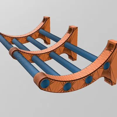 Kệ Treo Tường Đựng Băng Keo - Đủ Cỡ (dowel 5–15 mm)