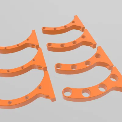 Kệ Treo Tường Đựng Băng Keo - Đủ Cỡ (dowel 5–15 mm)