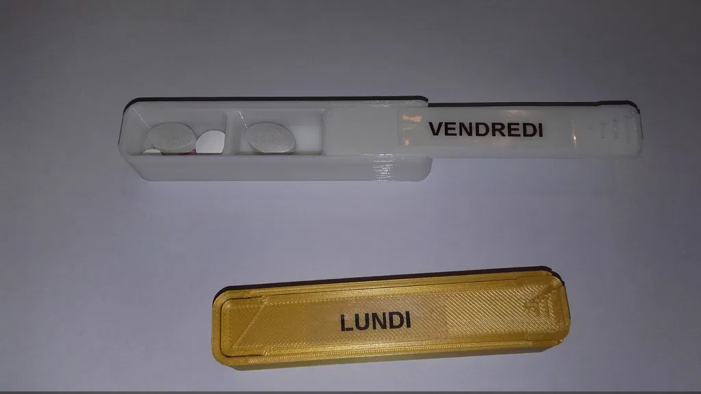 Pilulier - Tabs dispender (Hộp chia thuốc 3 ngăn) - Image 3