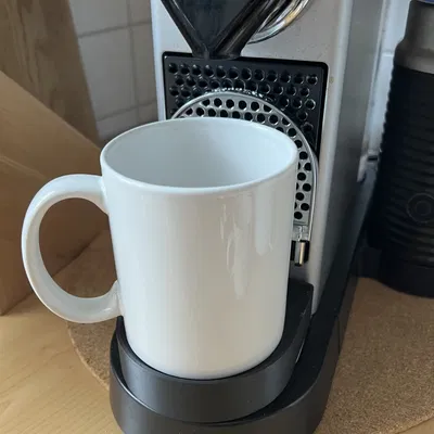 Bệ kê ly Nespresso CitiZ [Không bắn/té nước]