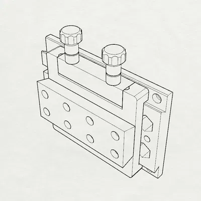 Bộ chuyển Losmandy sang Vixen dovetail (Losmandy to Vixen dovetail converter)