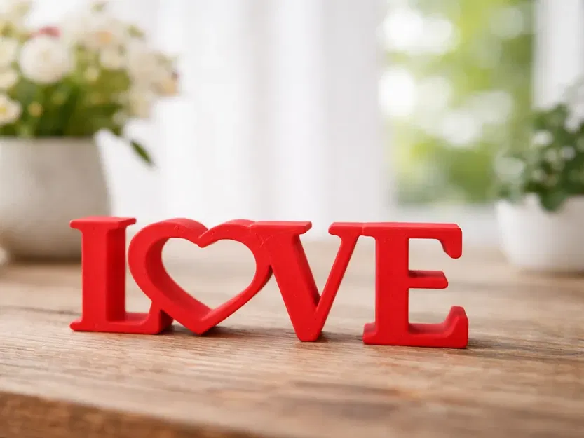 Valentinstags LOVE Dekor – Chữ Love trang trí Valentine - Image 1