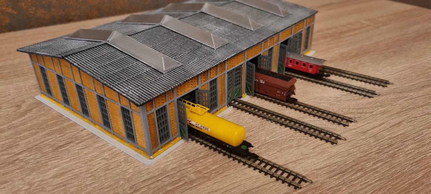 Lokschuppen cho Schiebebühne – Spur Z (1:220) - Image 1