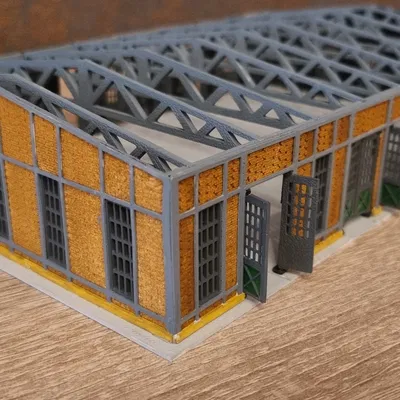 Lokschuppen cho Schiebebühne – Spur Z (1:220)