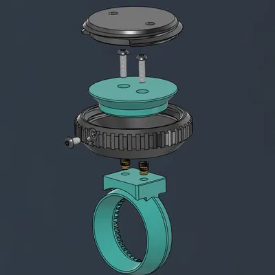 Đế low profile cho Articulated Arm