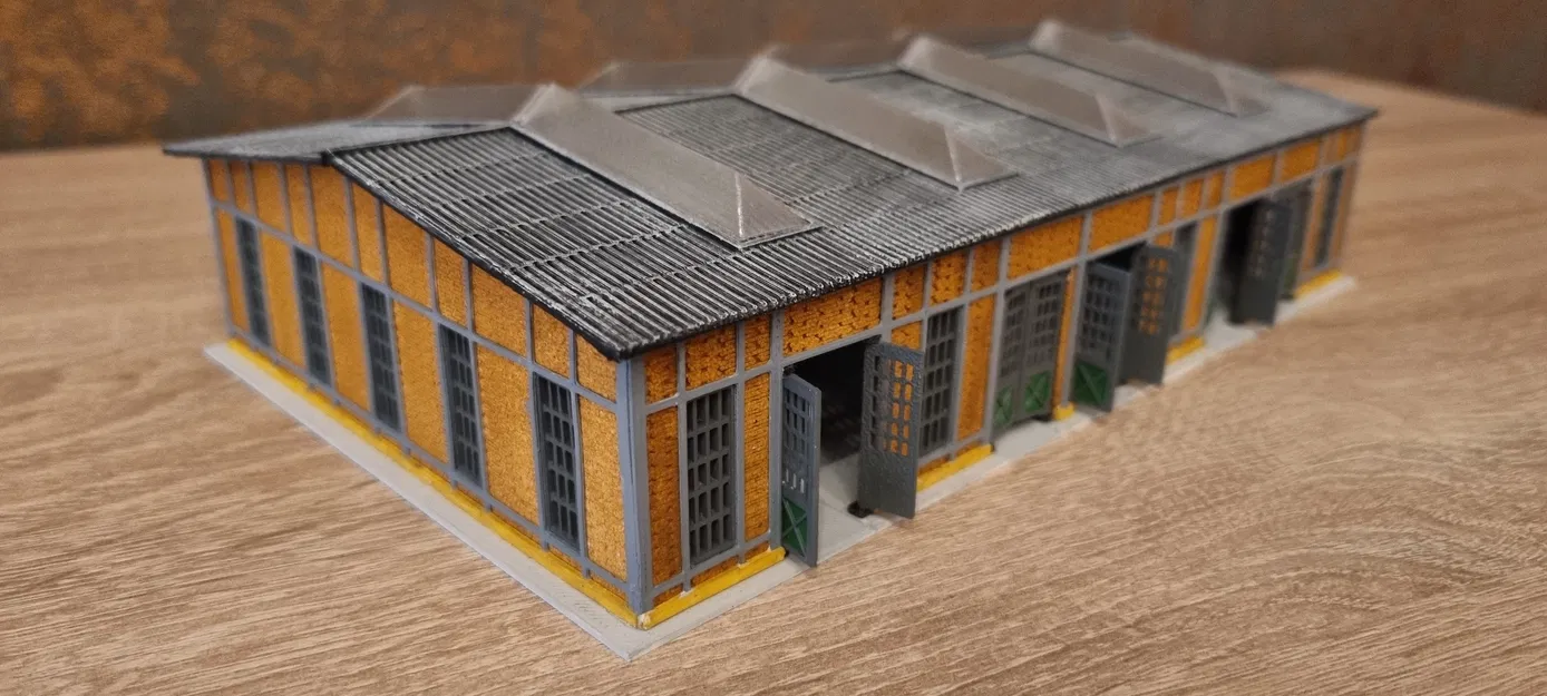 Lokschuppen cho Schiebebühne – Spur Z (1:220) - Image 6