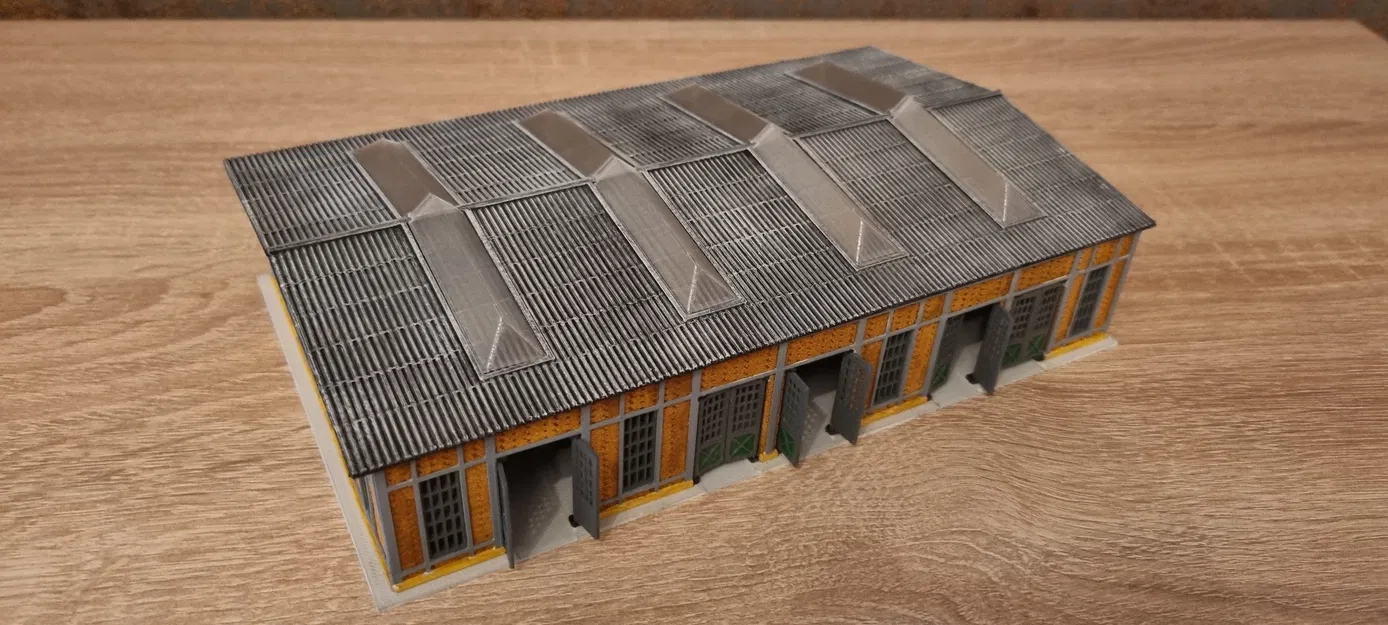 Lokschuppen cho Schiebebühne – Spur Z (1:220) - Image 7