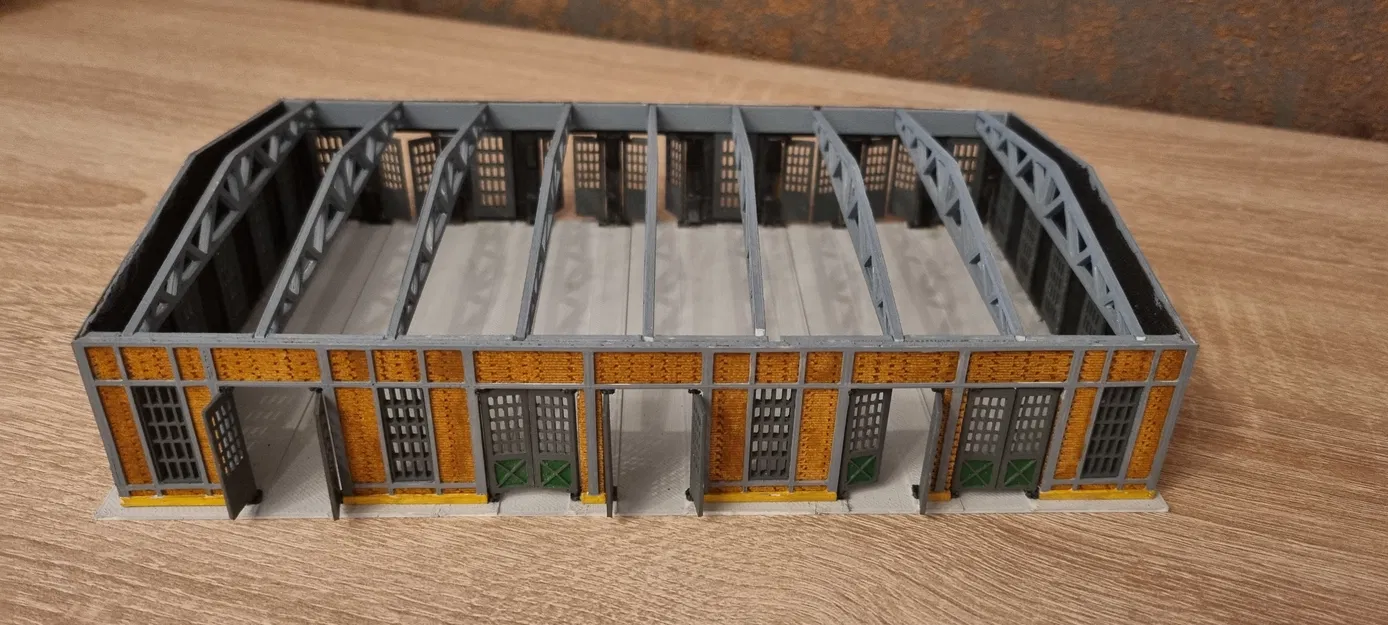 Lokschuppen cho Schiebebühne – Spur Z (1:220) - Image 10