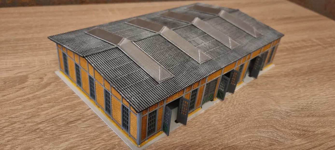 Lokschuppen cho Schiebebühne – Spur Z (1:220) - Image 11
