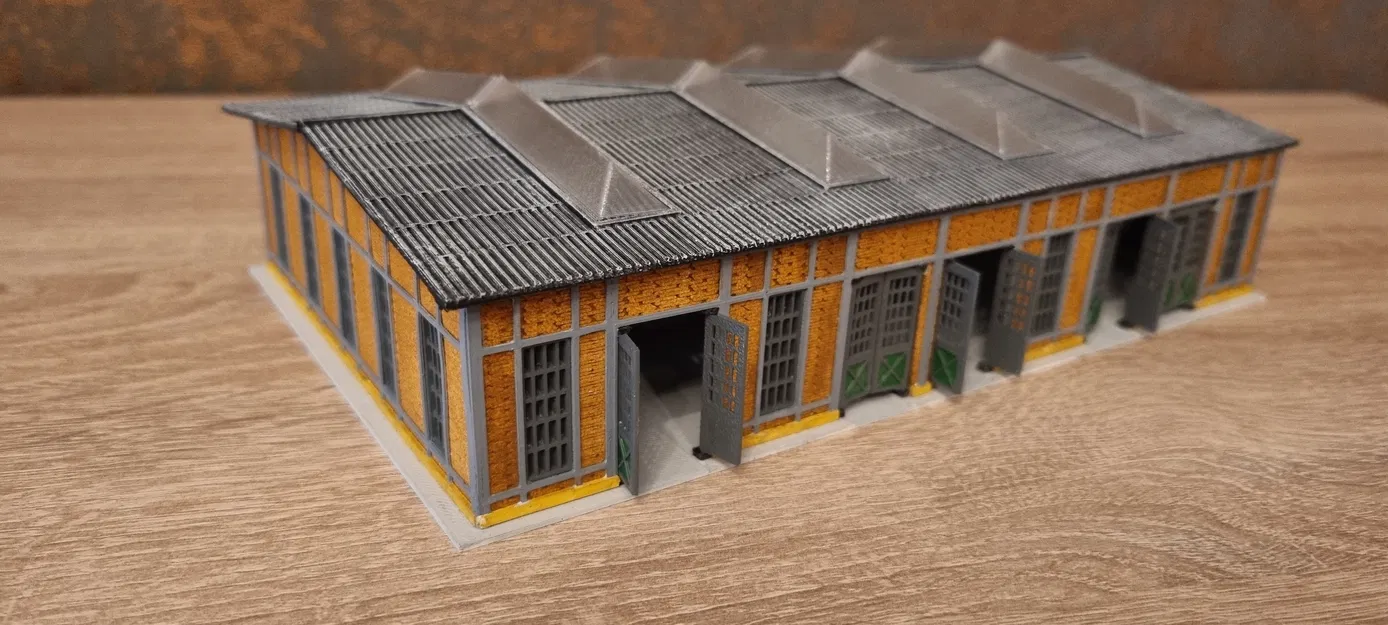 Lokschuppen cho Schiebebühne – Spur Z (1:220) - Image 16