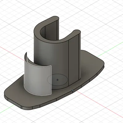 Nút bịt bên hông cho thanh nặng rèm cuốn