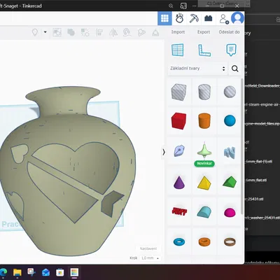 Bình hoa in được (vase printeable)