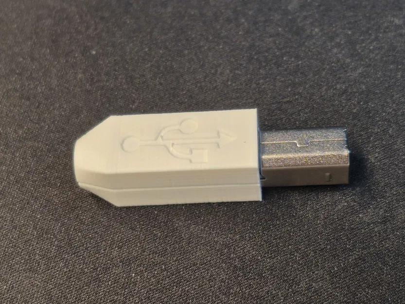 Vỏ USB-B (USB-B housing) in 3D - Image 1