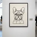 SILHOUETTE: French Bulldog – Silhouette Chó Bull Pháp Tối Giản - Thumbnail 2