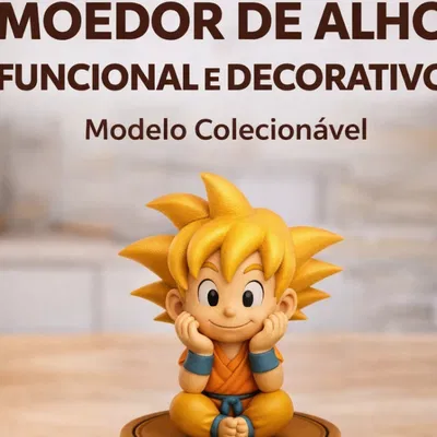 Moedor Decorativo Funcional Colecionável – Moedor de Alho Trang Trí In 3D