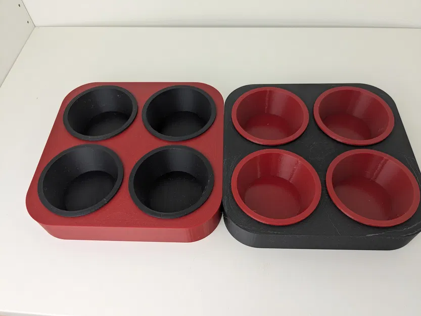 Bộ Chén Đựng Token Xếp Chồng Kèm Khay Ổn Định - Image 1