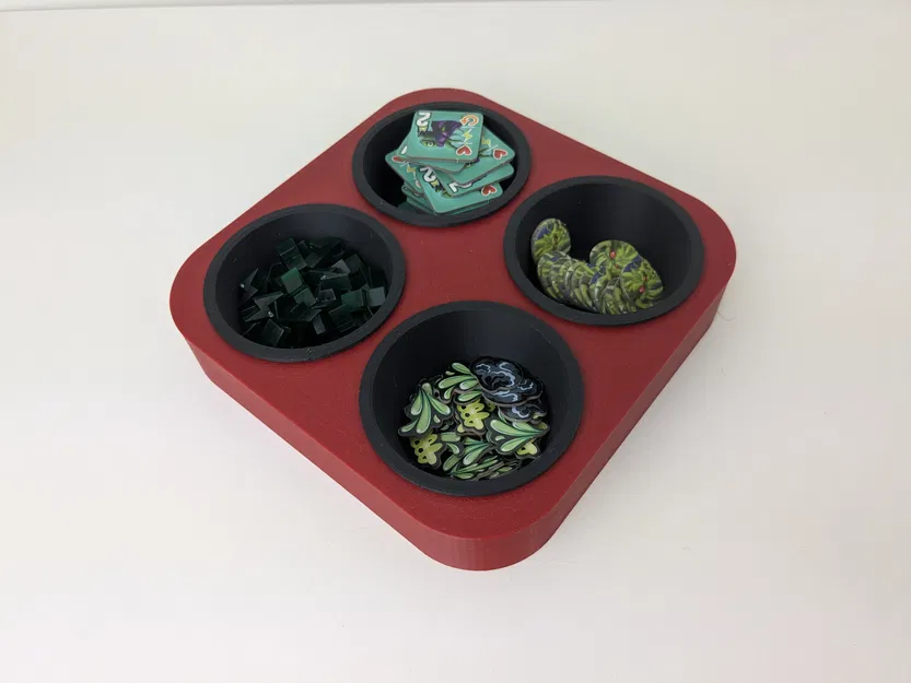 Bộ Chén Đựng Token Xếp Chồng Kèm Khay Ổn Định - Image 5