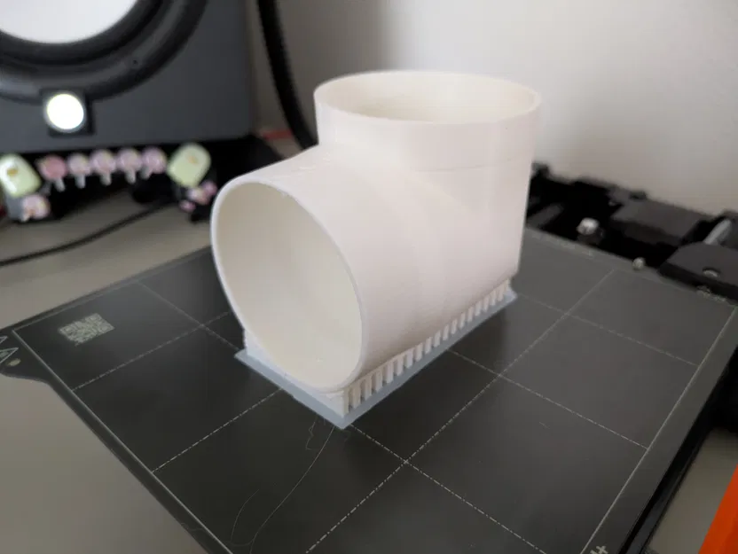 Adapter ống xả low-profile góc nghiêng cho xTool F2 (75 mm) - Image 2