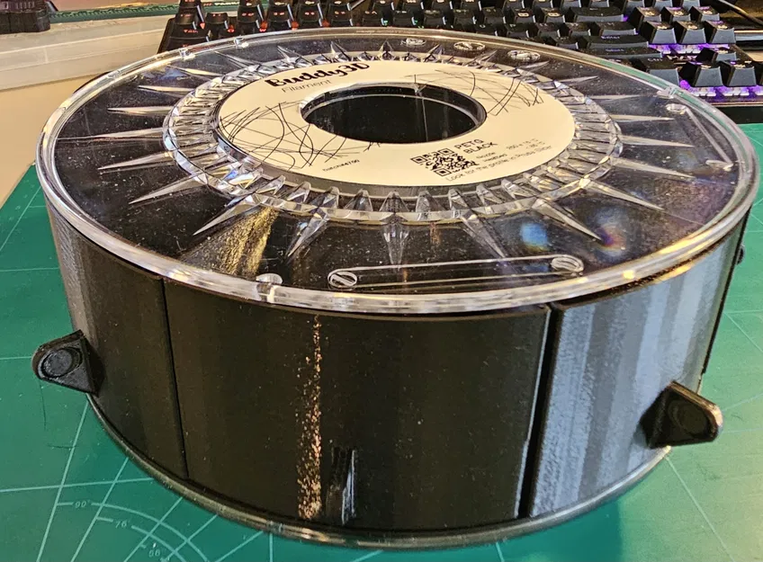 Khay organizer xếp chồng có ngăn kéo từ cuộn spool 1kg rỗng - Image 2