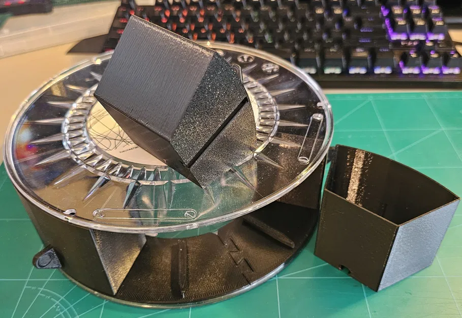 Khay organizer xếp chồng có ngăn kéo từ cuộn spool 1kg rỗng - Image 4